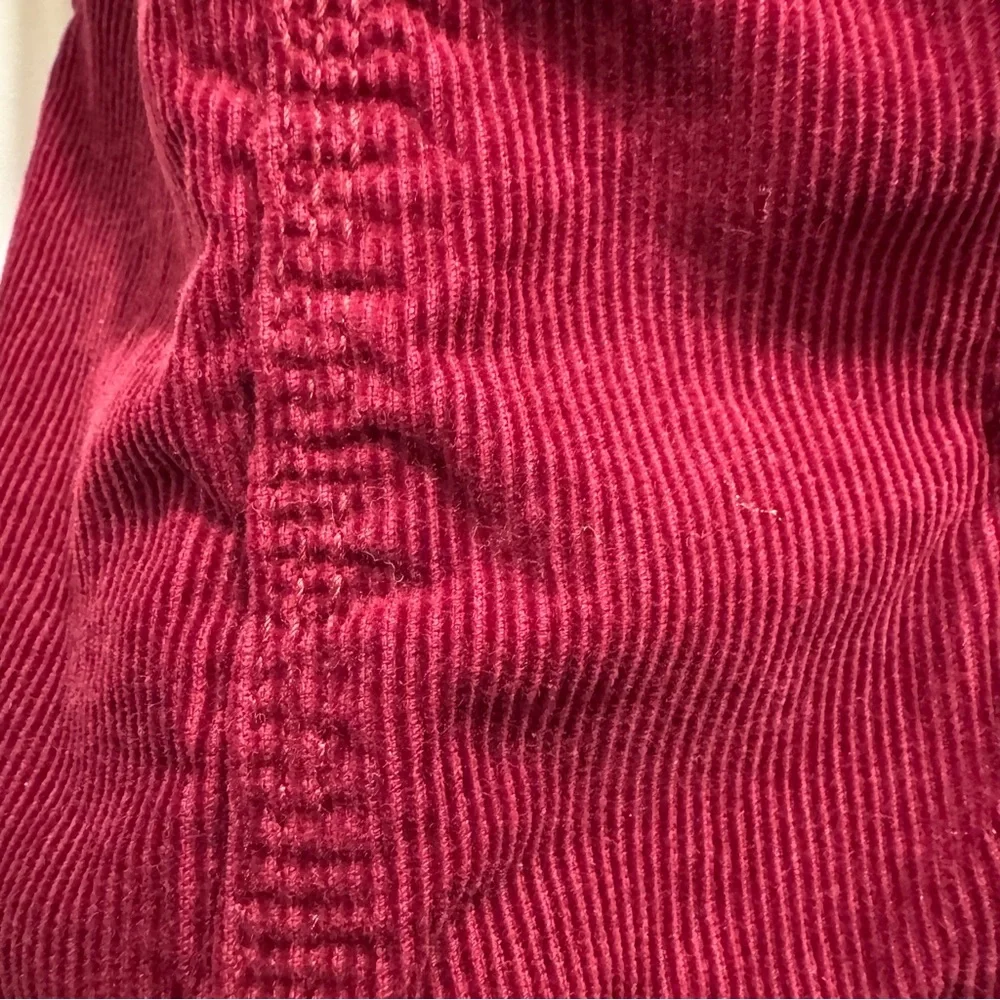 Gap Old Navy Girls Burgundy Corduroy Overall Dress Set XS‎ Jumper Floral Top
